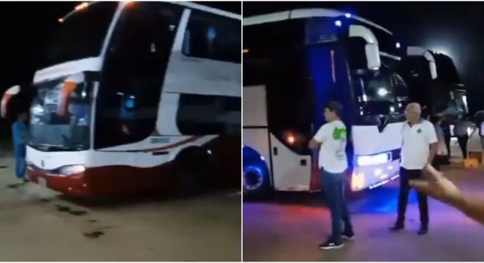 Piratas de carretera asaltaron dos autobuses usando «miguelitos» en Cantaura