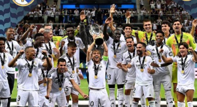 Real Madrid campeón de la Supercopa de Europa 2024