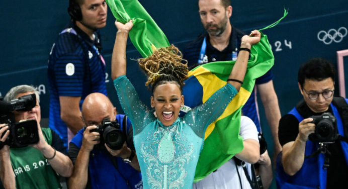 Rebeca Andrade ganó medalla de oro para Brasil