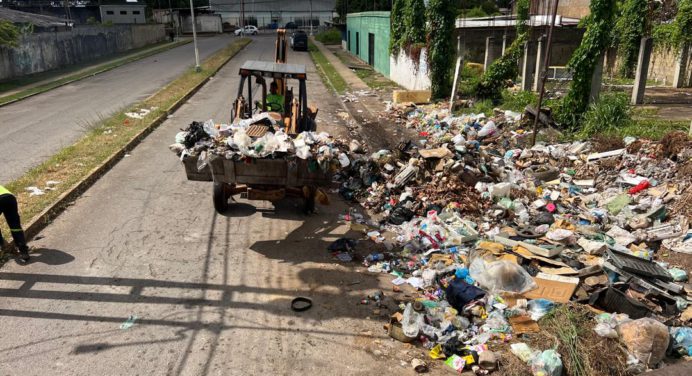 Retiran 100 toneladas de basura en cinco puntos de Maturín