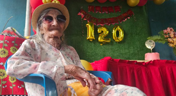 Rosa María Villarroel celebró sus 116 años en San Vicente y es la mujer más longeva de Maturín