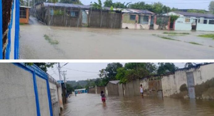 Se desbordó río Guatapanare en Güiria tras fuertes lluvias