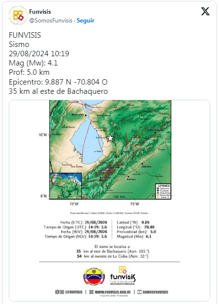 sismo Bachaquero