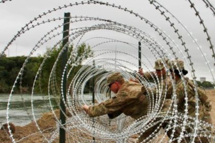 Barrera fronteriza contra la migración