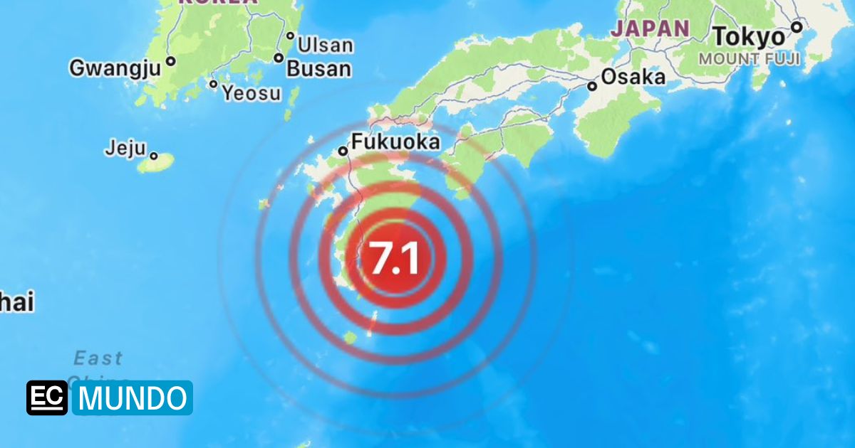 Tsunami on the coast of Japan surprises with waves of half a meter