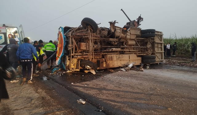 Accidente de autobús en Perú deja cinco muertos y 28 heridos 