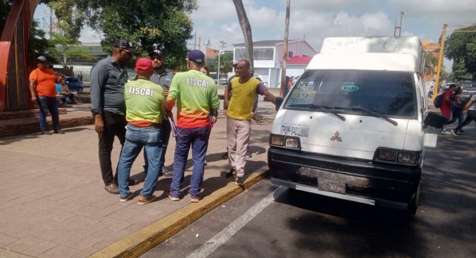 Alcaldía de Maturín junto al INTT activa fiscalización en el casco central