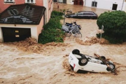 inundaciones en Austria