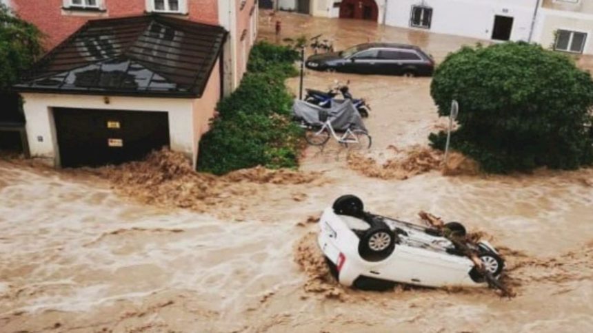 inundaciones en Austria