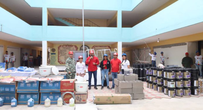 Avanza la rehabilitación del liceo Marco Antonio Saluzzo de Maturín