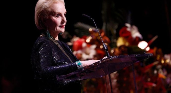 Carolina Herrera fue reconocida por la Fundación de la herencia hispana