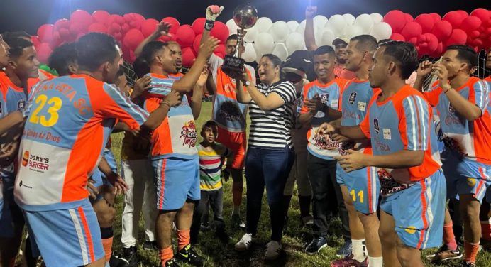 Cedeño, Bolívar, El Chispero y Buena Vista campeones de torneo de fútbol en Piar