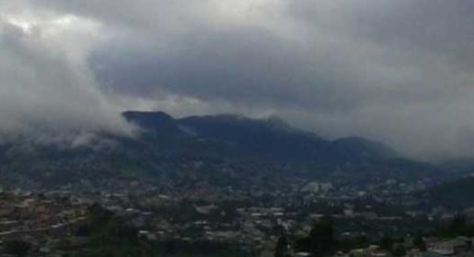 Cielos nublados para este día en gran parte del país