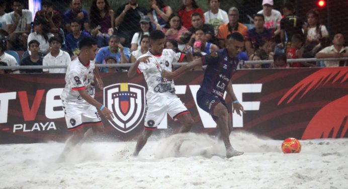 El Guamo venció al Monagas en duelo de anfitriones en la Liga Futve Playa