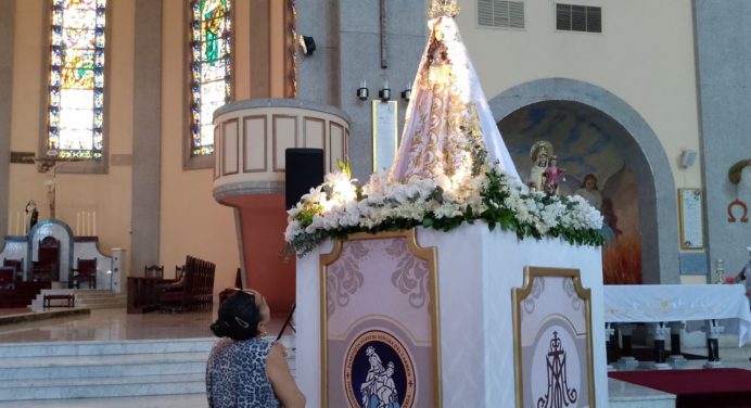 Feligreses conmemoran con fe y alegría los 113 años de la Virgen del Valle en Maturín