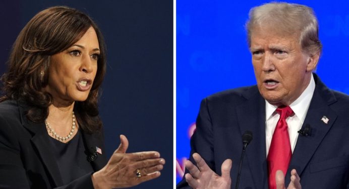 Harris desafió a Trump a un nuevo debate en octubre