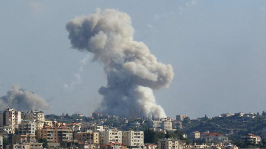 ataque aéreo sobre Beirut