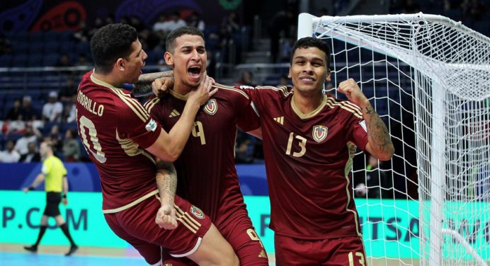 La Vinotinto a octavos de final del Mundial de Futsal 2024