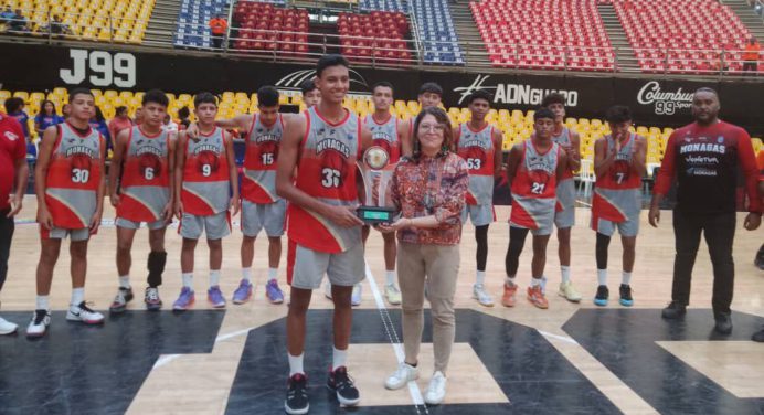 Monagas subcampeón de la Superliga de Baloncesto U-15