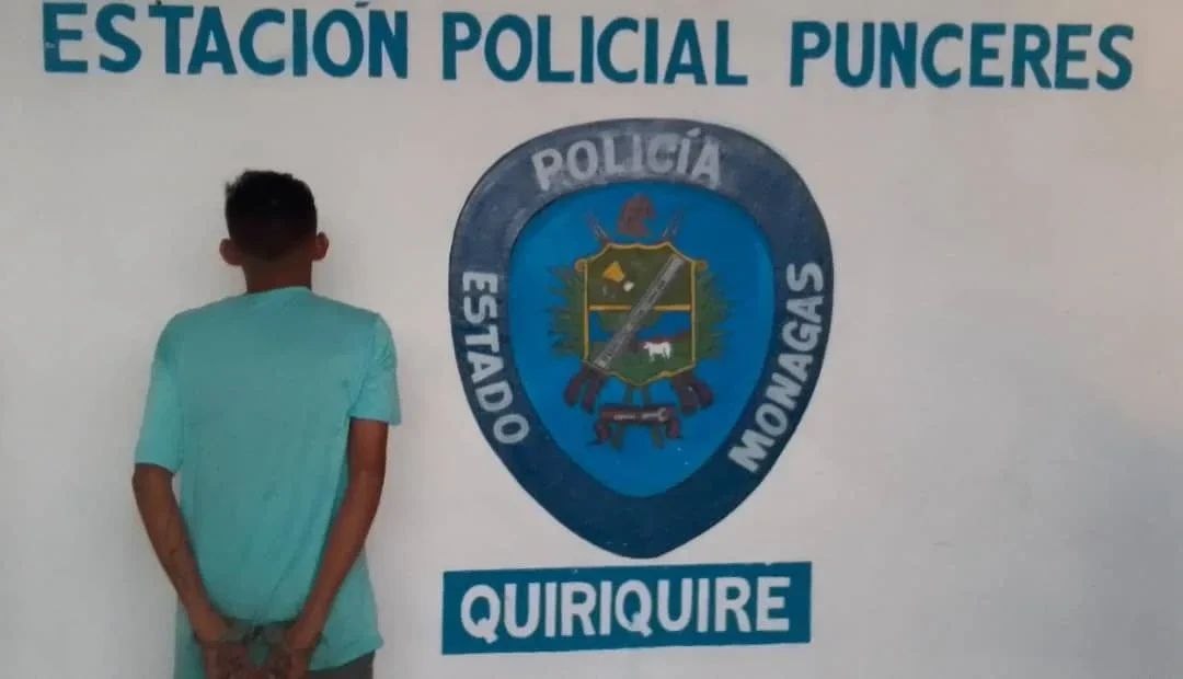 Capturan en Quiriquire a alias "El Osi" por asesinar a un hombre