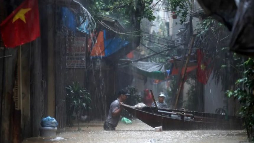 Tifón Yagi en Vietnam