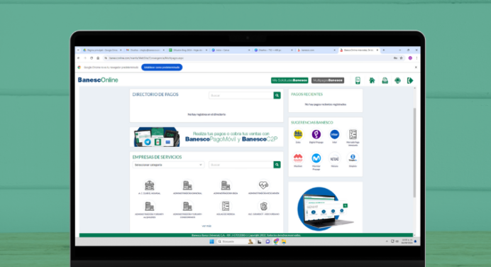 Multipagos Banesco a un clic: Disponible ya en BanescOnline y BanescOnline Empresa