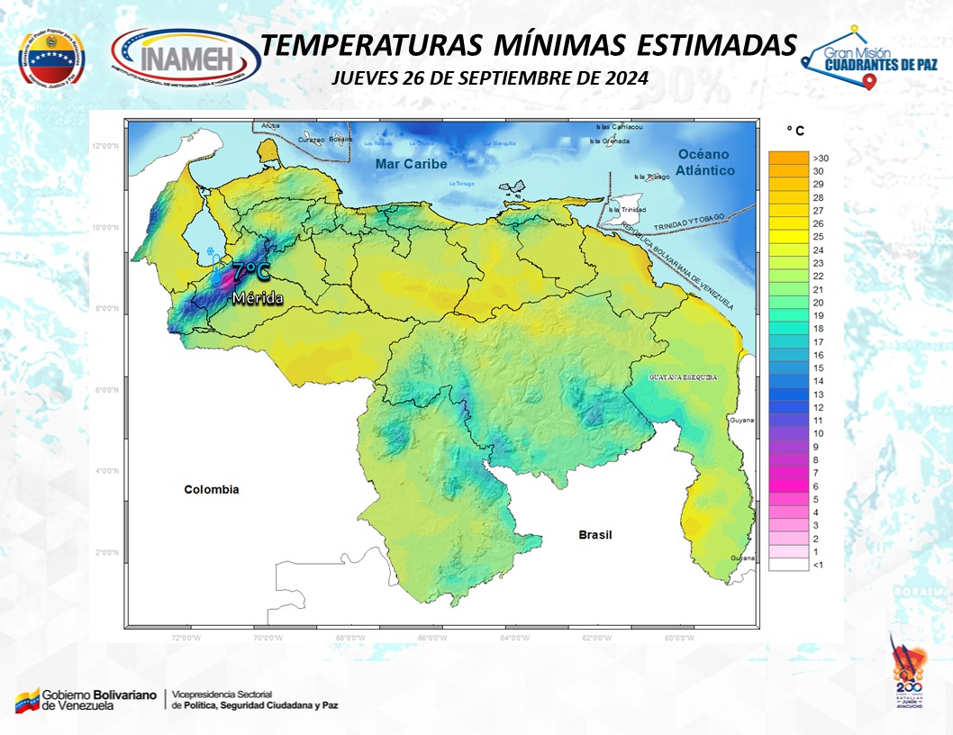 Nubosidad y lluvias para