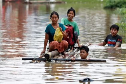 Inundaciones en Birmania