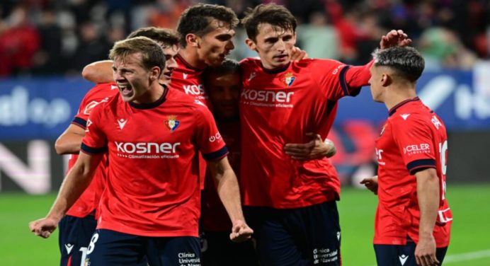 Osasuna derrotó a un irreconocible Barcelona en LaLiga