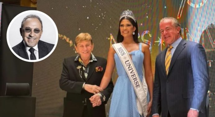 Osmel Sousa y Emilio Estefan dentro del nuevo formato de Miss Universo 2024