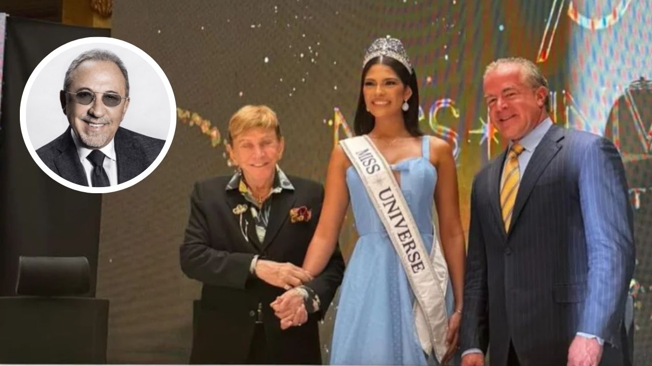 Osmel Sousa y Emilio Estefan dentro del nuevo formato de Miss Universo 2024