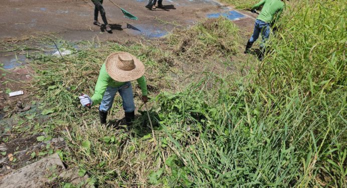 Recuperan cancha Robert Serra en el sector Los Bloques