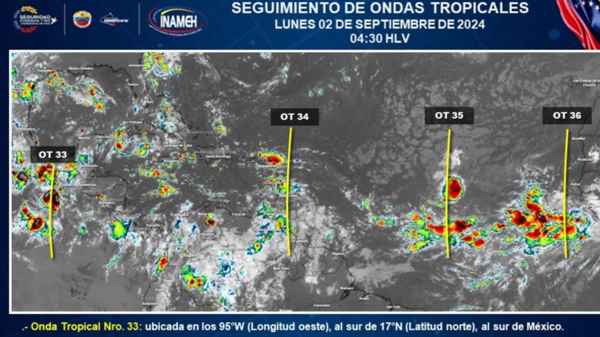 las lluvias en estos estados