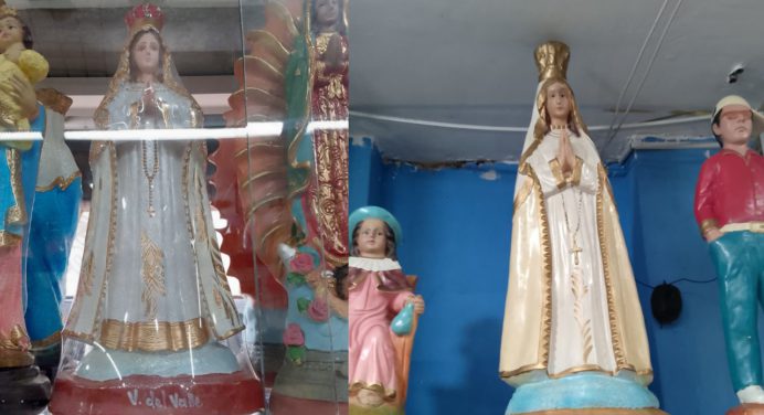 Venta de imágenes de la Virgen del Valle baja por su costo