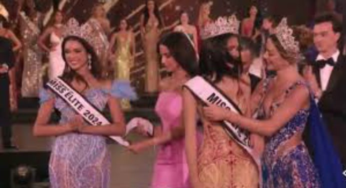 Victoria Maneiro quedó como primera finalista del Miss Élite 2024