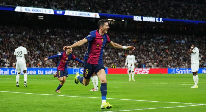 Barcelona goleó al Real Madrid en el Bernabéu