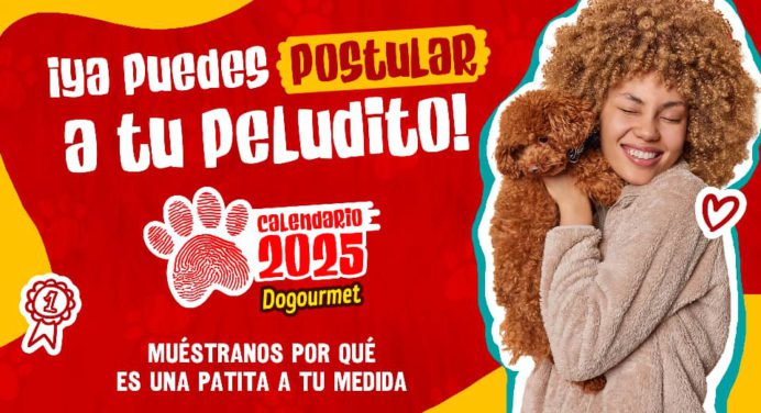 Calendario Dogourmet 2025 busca patitas a la medida