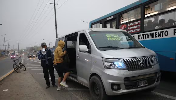 paro de transporte en Perú