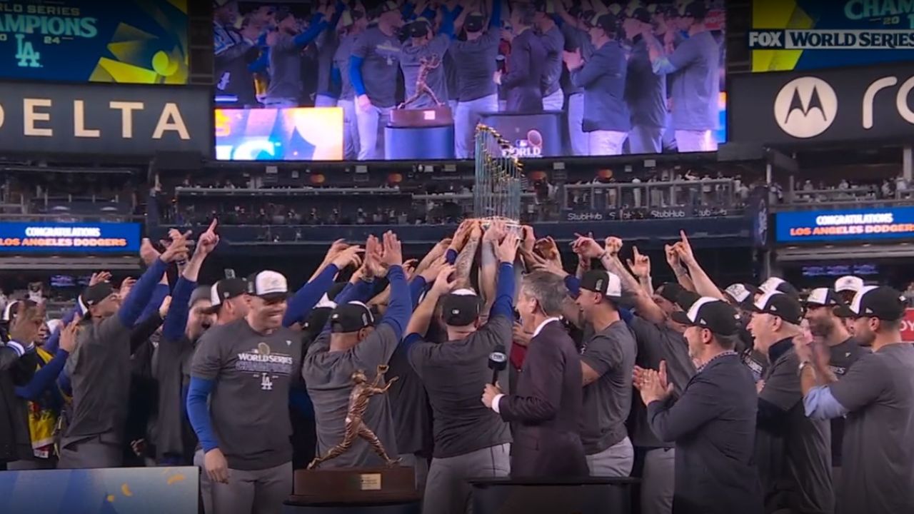 Dodgers de Los Ángeles se coronan campeones de la Serie Mundial 2024