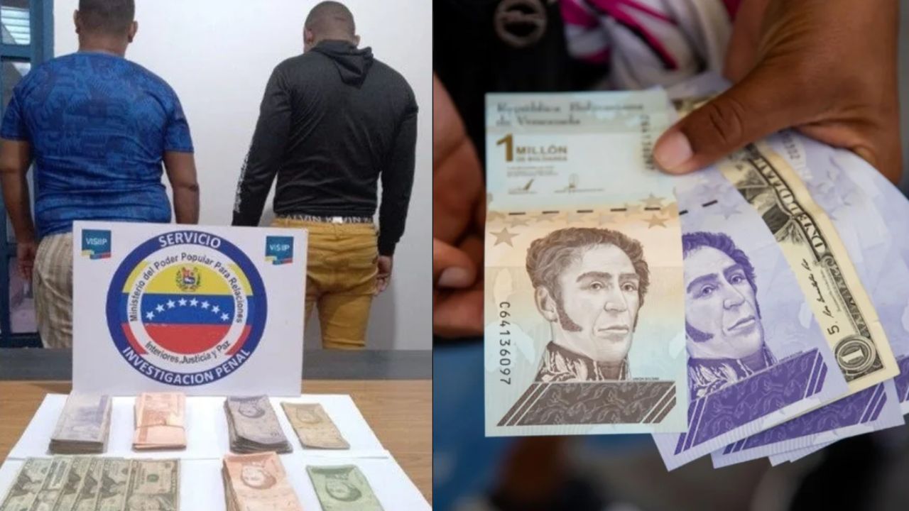 Dos hombres detenidos por vender dólares con tasa superior al BCV