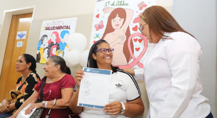 En el ambulatorio Vargas favorecen a más de 100 mujeres con jornada por el mes Rosa