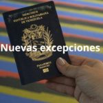 excepciones para venezolanos