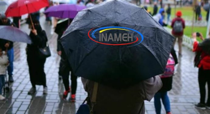 Este es el pronóstico del Inameh para este 24-OCT