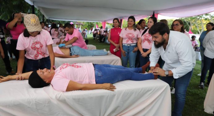 Gobernador Luna brinda una tarde distinta a más de 100 mujeres que batallan contra el cáncer