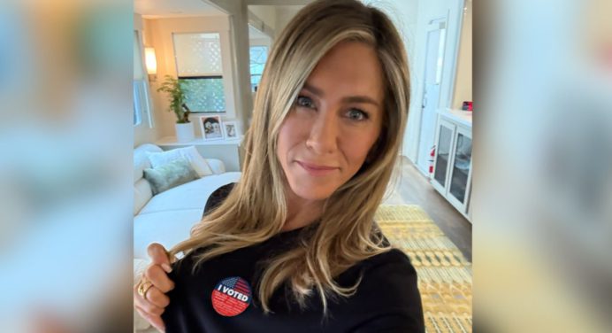 Jennifer Aniston revela su voto en las elecciones presidenciales de EE.UU.