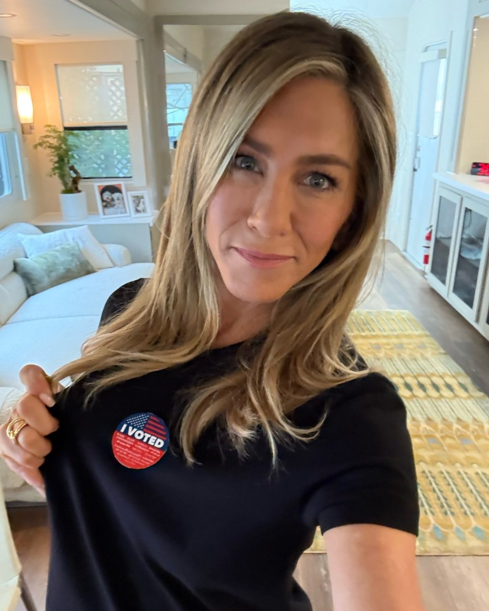 Jennifer Aniston revela su voto en las elecciones presidenciales de EE.UU.