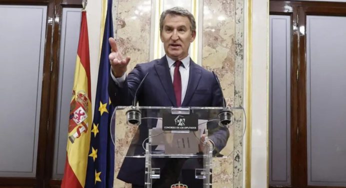 Líder opositor exige la renuncia de Sánchez: ‘Encabeza la corrupción en España’