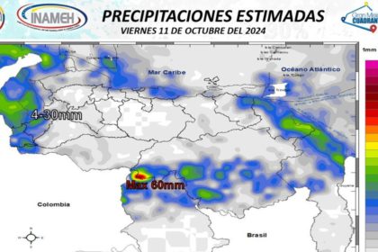 Lluvia la tarde de este viernes