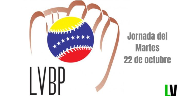 LVBP: Jornada del martes 22 de octubre del béisbol venezolano