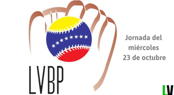 LVBP: Jornada del miércoles 23 de octubre de la pelota criolla